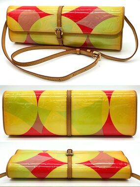 Louis Vuitton Multi-Colored Vernis Monogram Embossed (Patent) Leather Crossbody